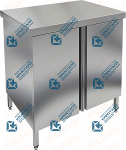 Стол нержавеющий центральный с 2-мя полками  HICOLD  НСЗ-11/6