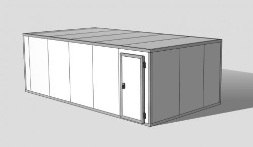Холодильная камера 80 мм, 2,2х3,46x6,76