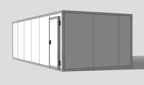 Холодильная камера 80 мм, 2,2х3,16x7,36