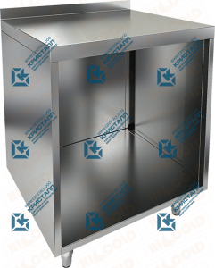 Стол открытый с бортом  HICOLD  НБМСО-6/6Б