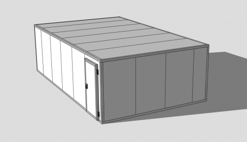 Холодильная камера 80 мм, 2,2х4,36х7,06
